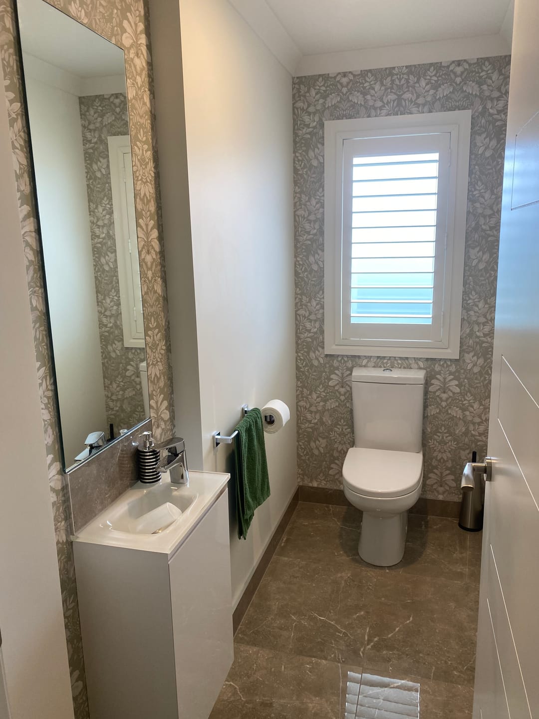 Customer photo review of Tavira - Leafy Wonderland Wallpaper - Sage