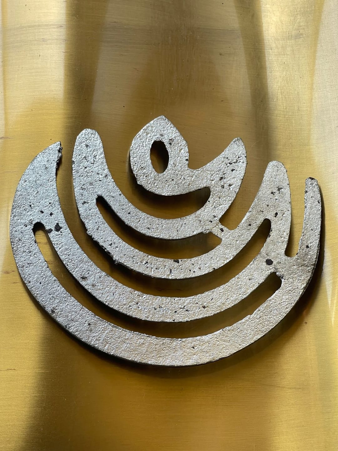Customer photo review of Zinc Moon Helix – Vastu Remedy for North-East Direction Correction | Water Element Harmony | 4 & 6 Inch