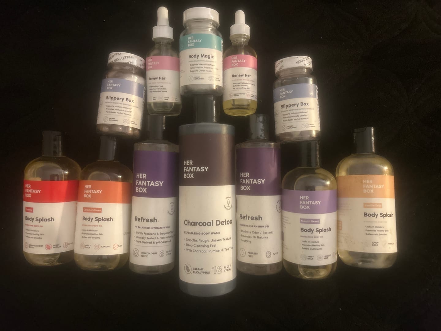 Customer photo review of Body Oil Gift Set