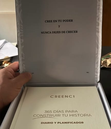 Customer photo review of Diario y planificador para lograr tus metas