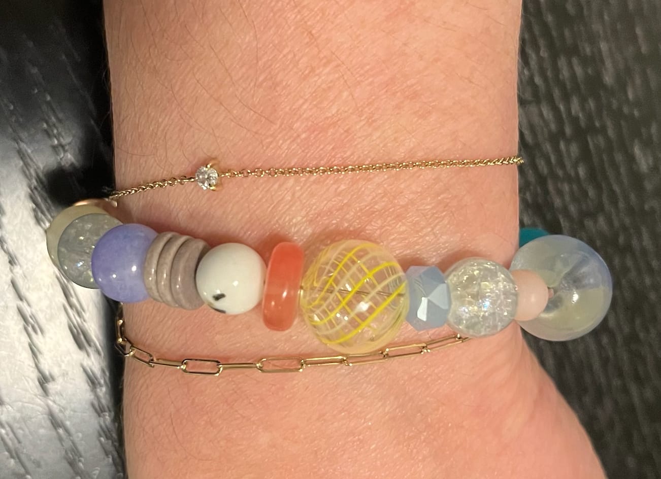 Customer photo review of THE TENDER FOOL Bracelet