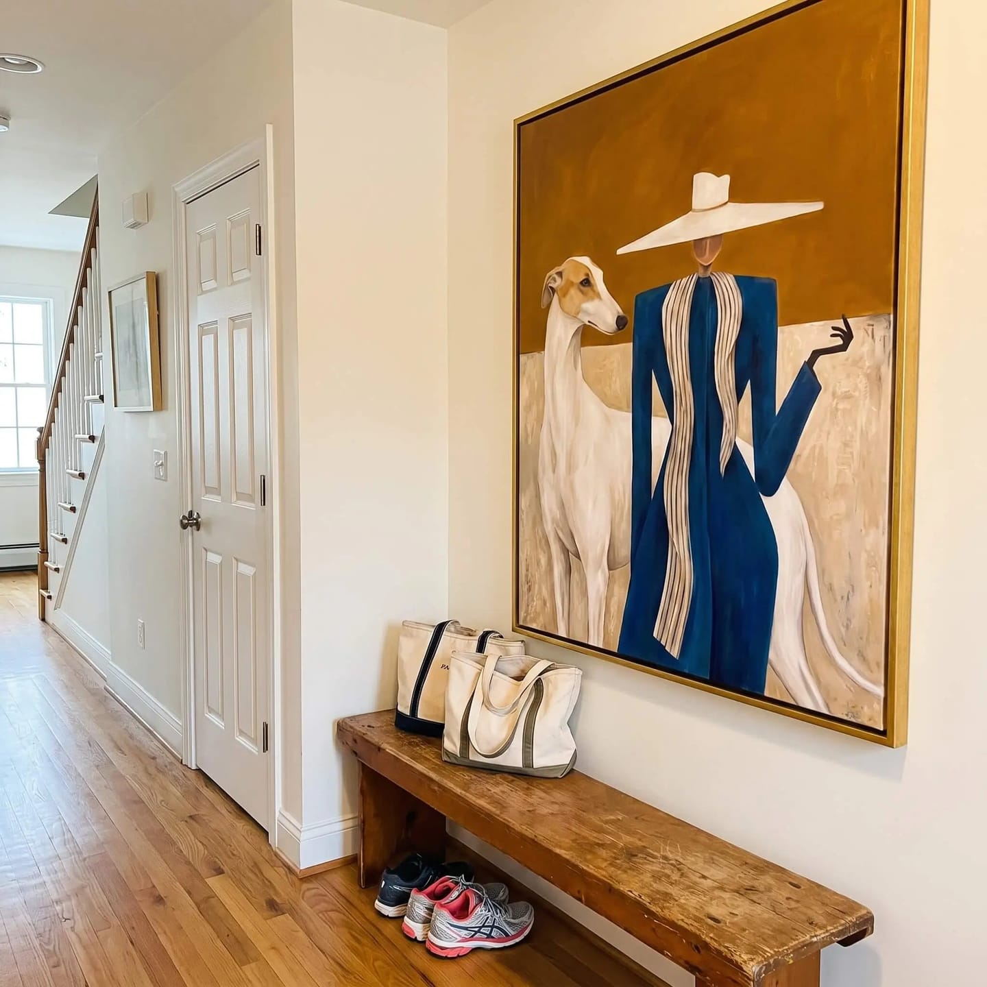 Customer photo review of Portrait Art Rider's Quiet Pause #PR288