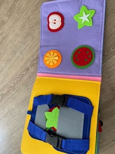 Customer photo review of Montessori Book™- Interactive Educational Book