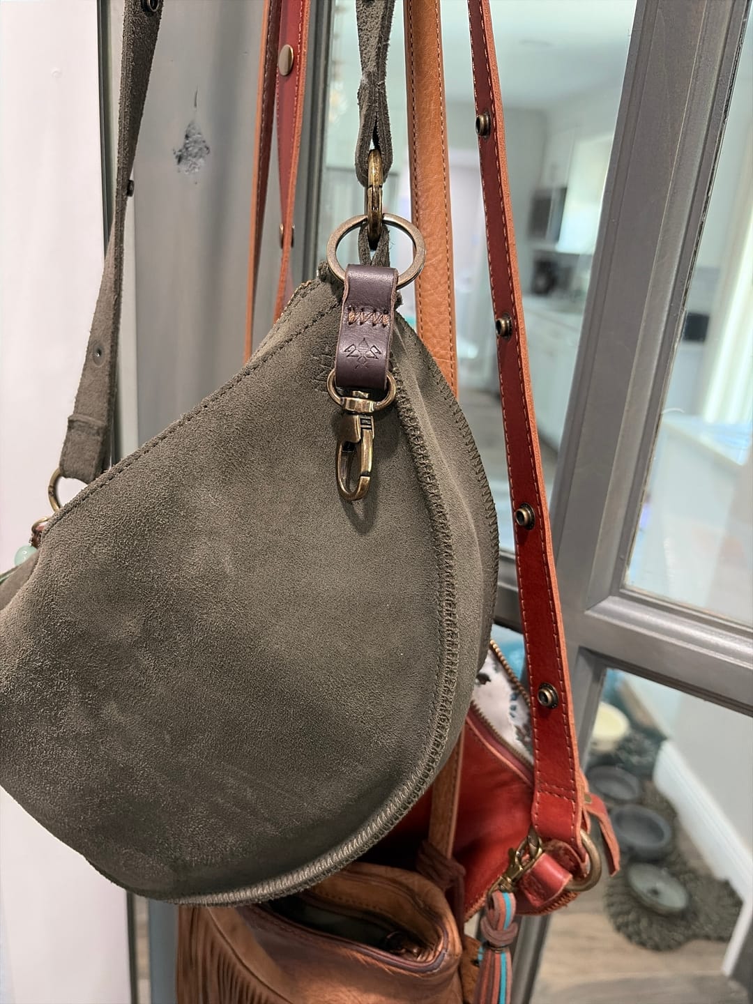 Customer photo review of Cognac Daily Wallet