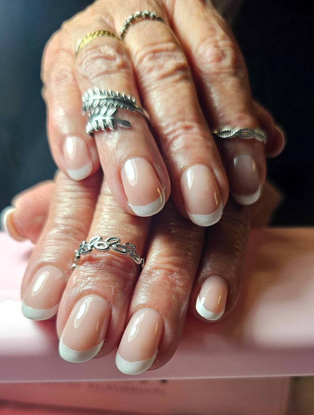 Customer photo review of Nail Pro Hard Gel 001 - Nude Pink 15 ml - Gel constructor en botella
