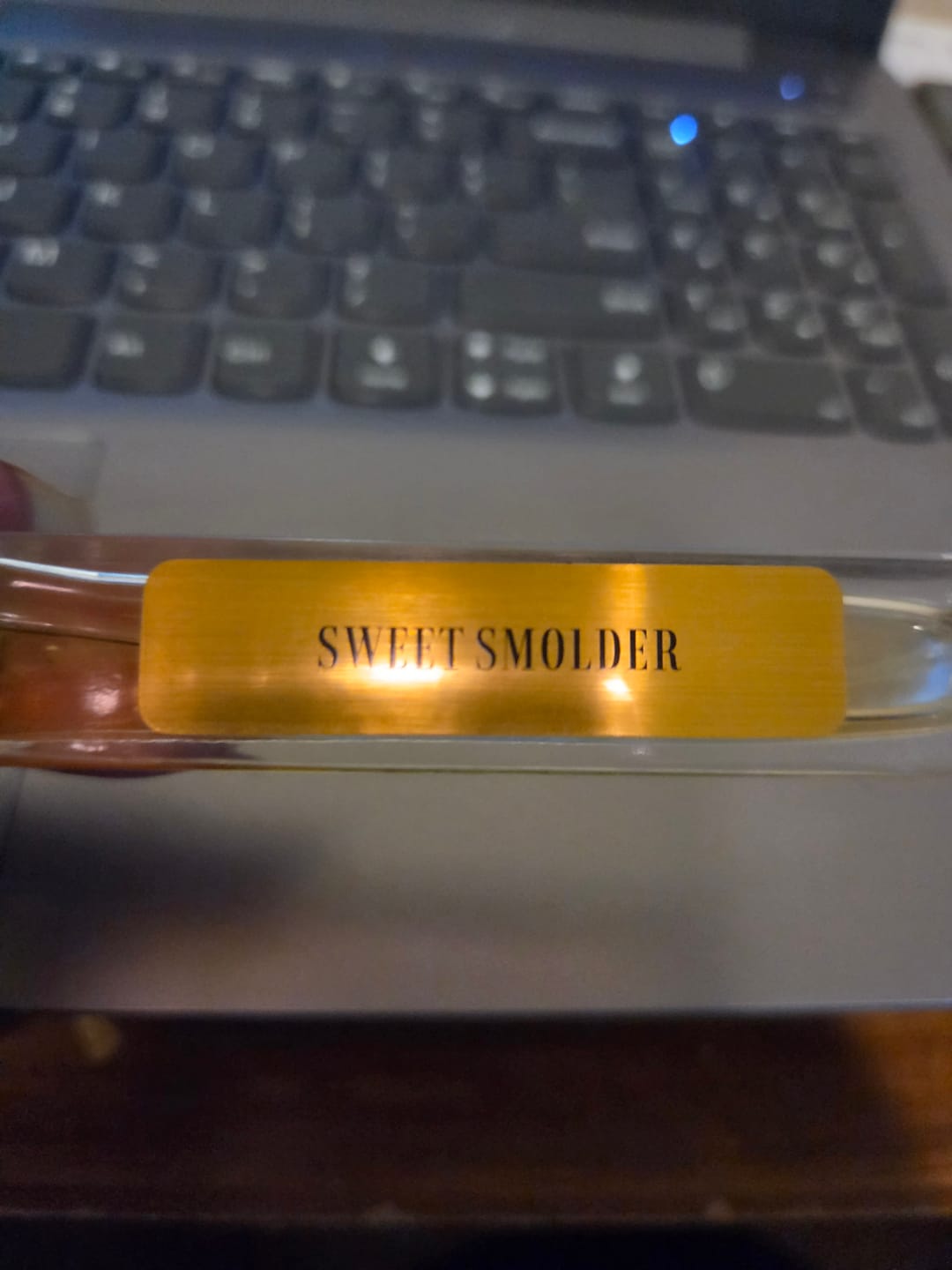 Customer photo review of Sweet Smolder Inspired by Tobacco Honey