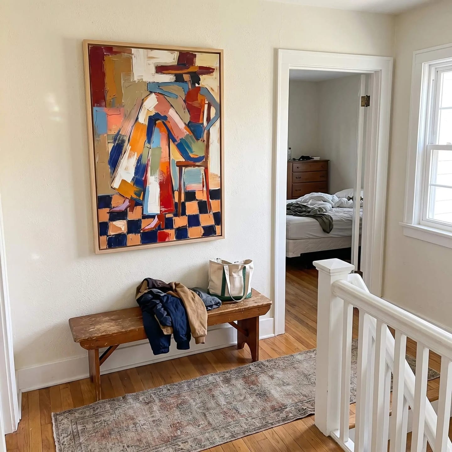 Customer photo review of Pop Art Checkered Figures #PO066