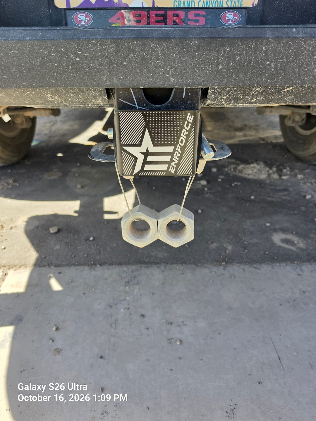 Customer photo review of Enrforce Tow Hitch Cover