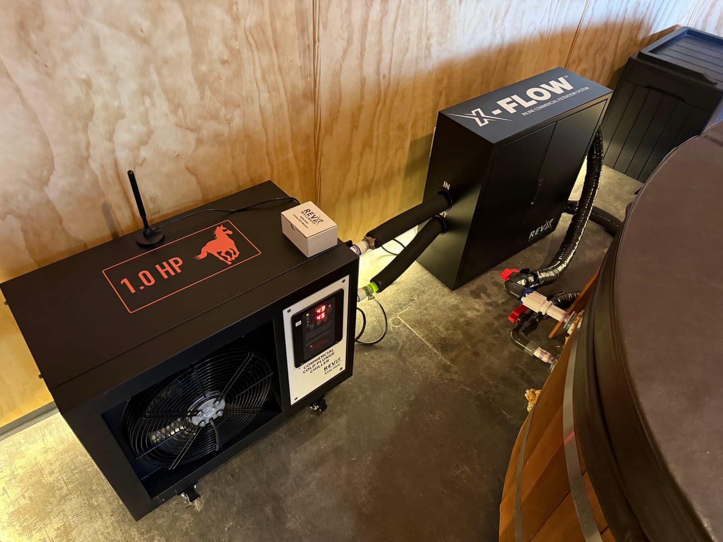 Customer photo review of 1.0HP DIY Cold Plunge Bundle