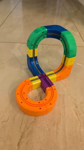 Customer photo review of Montessori Puzzle Track™ - Zero Gravity Tower Track