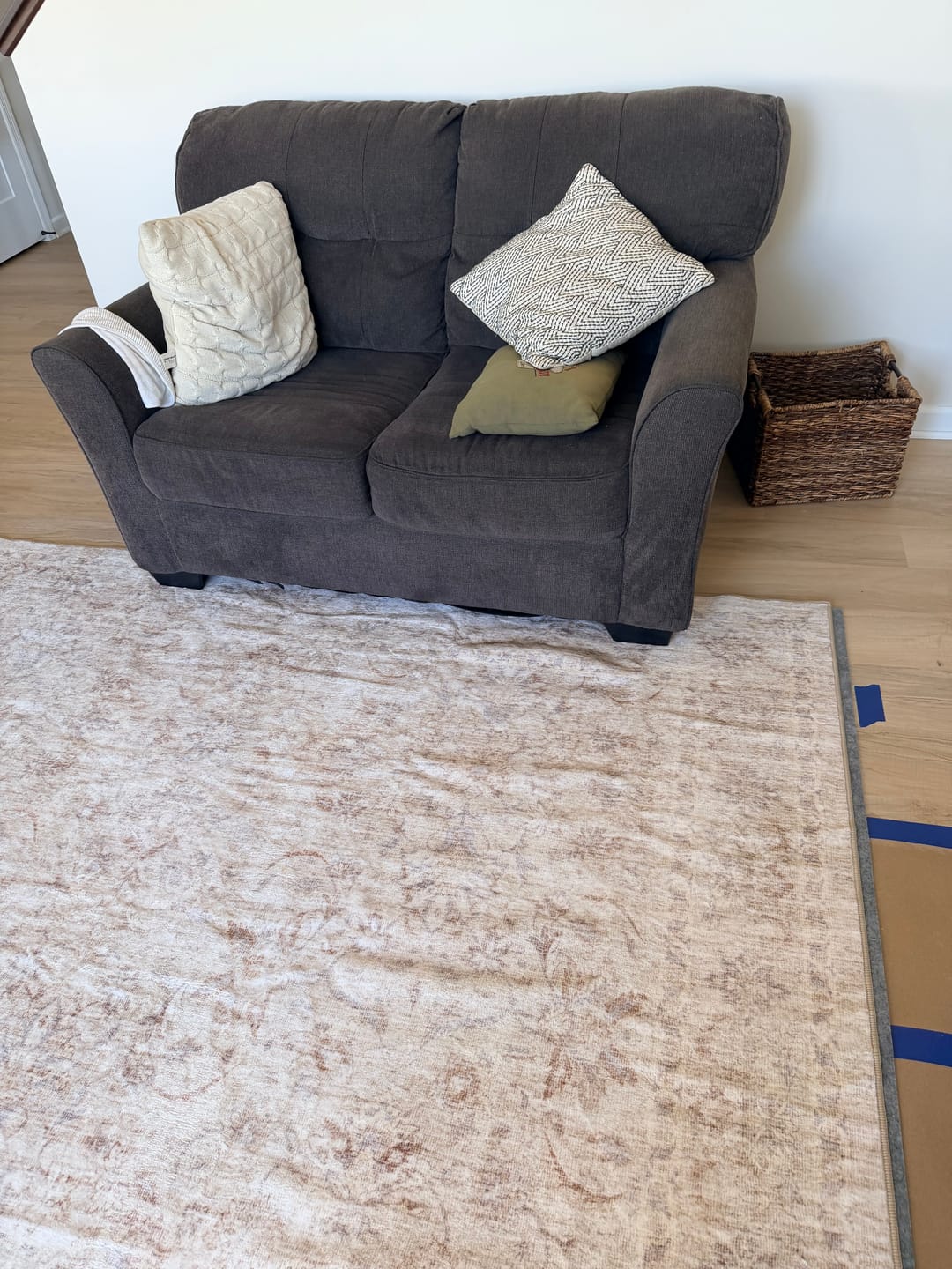 Customer photo review of 1/4" Non Slip Rug Pad Gripper