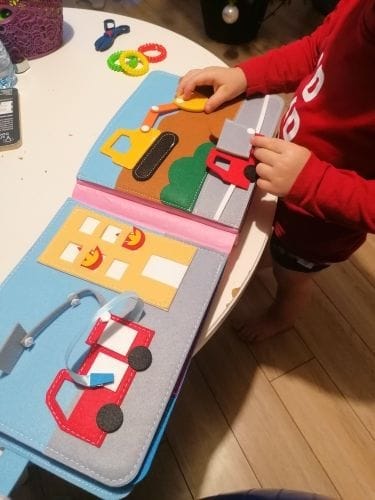 Customer photo review of Montessori Book™- Interactive Educational Book