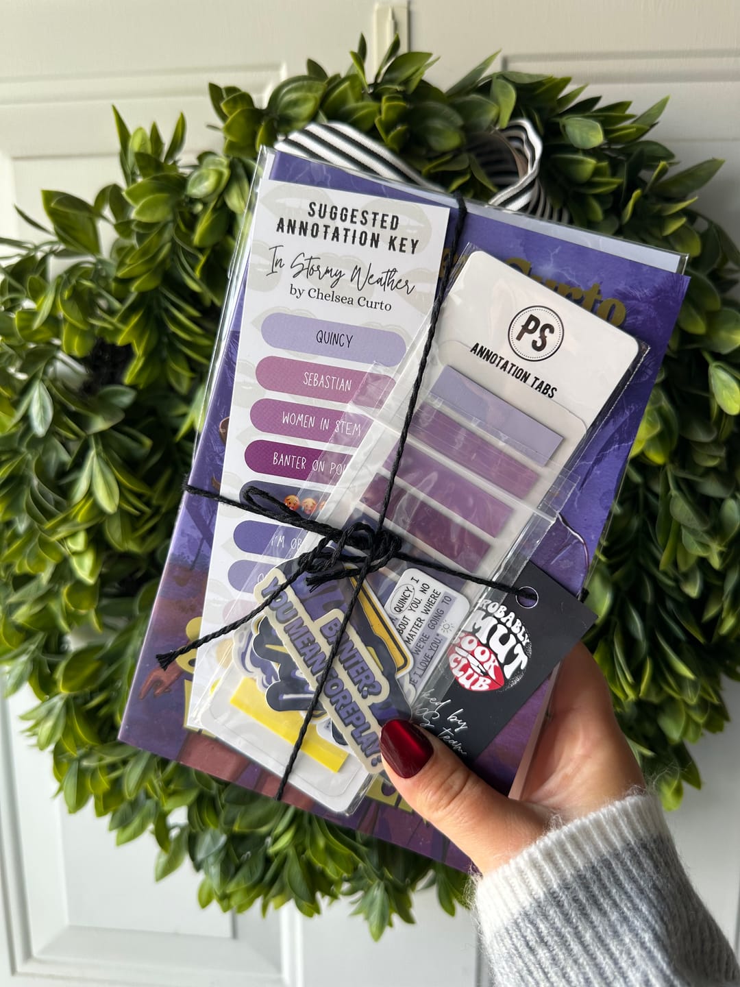 Customer photo review of smut slut book club subscription