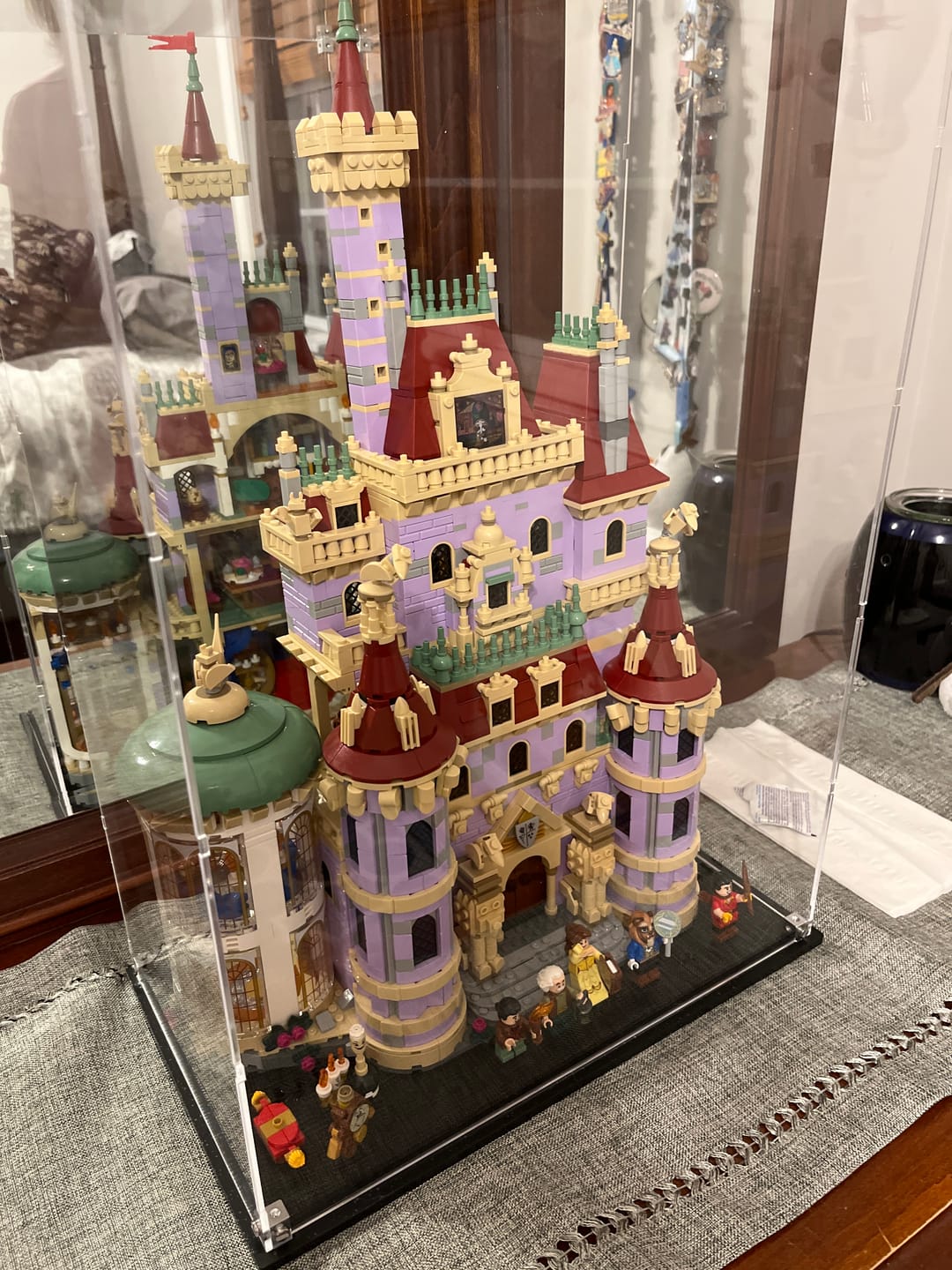 Customer photo review of Display Case for LEGO® 43263 Disney Beauty and the Beast Castle