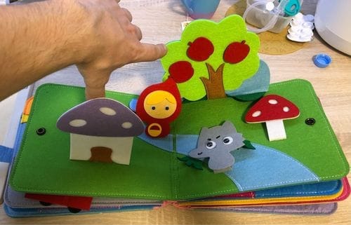 Customer photo review of Montessori Book™- Interactive Educational Book