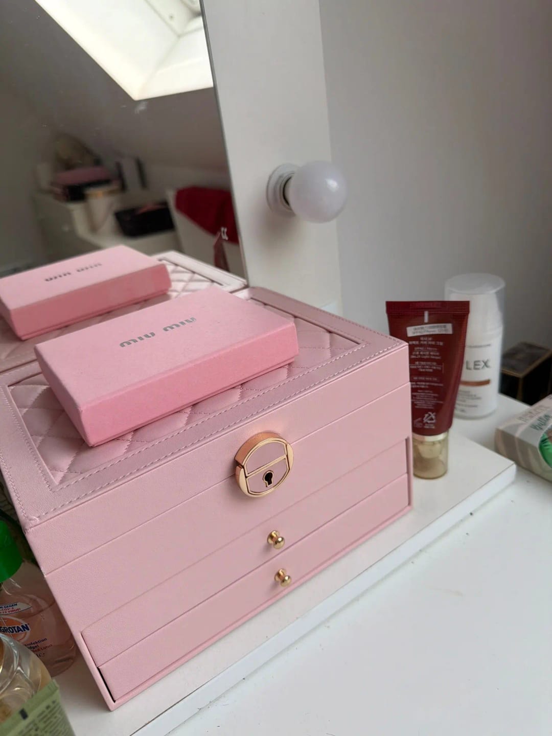 Customer photo review of Boîte à bijoux tiroir – Rangement malin et chic