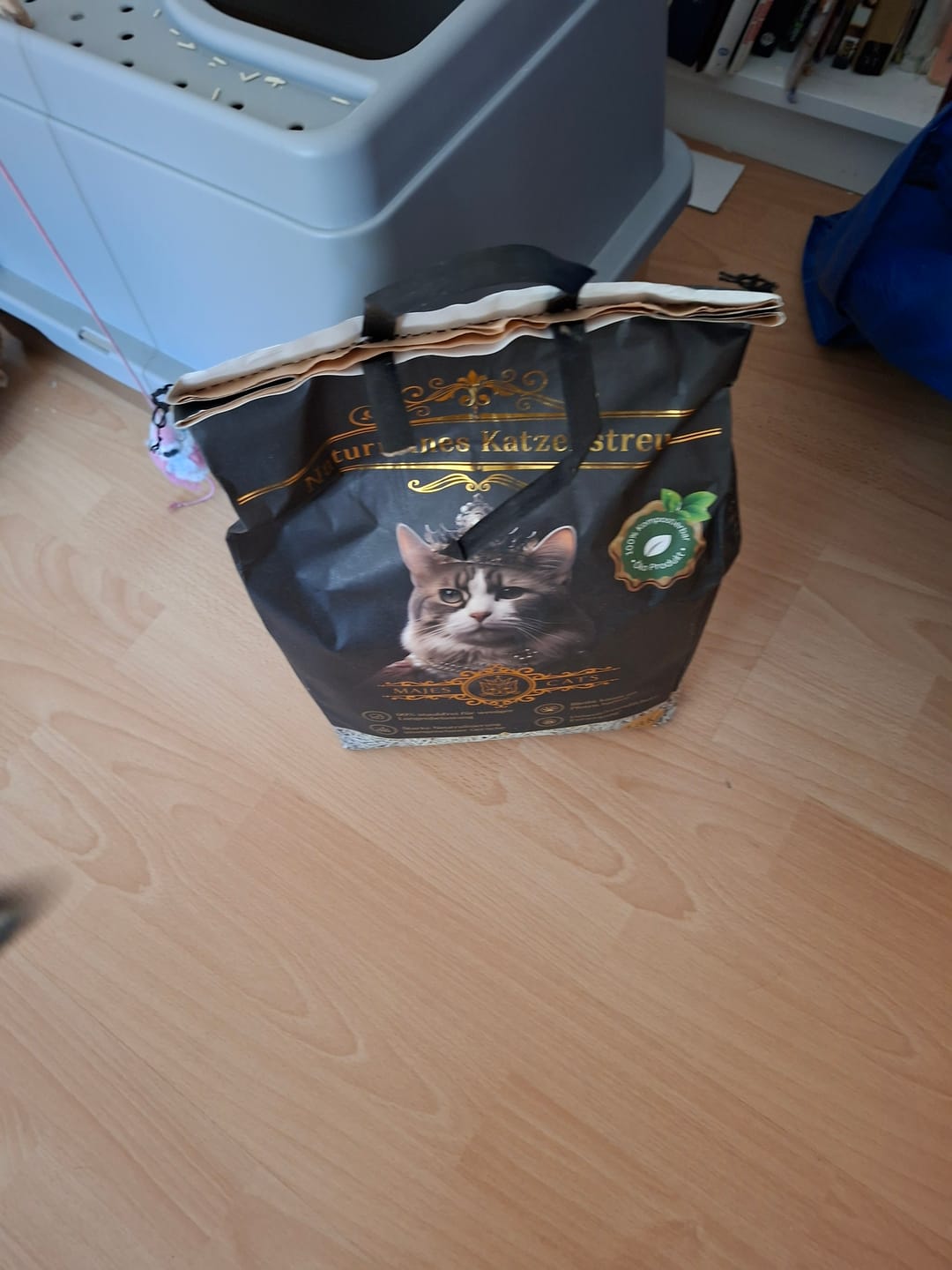 Customer photo review of Naturreines Katzenstreu