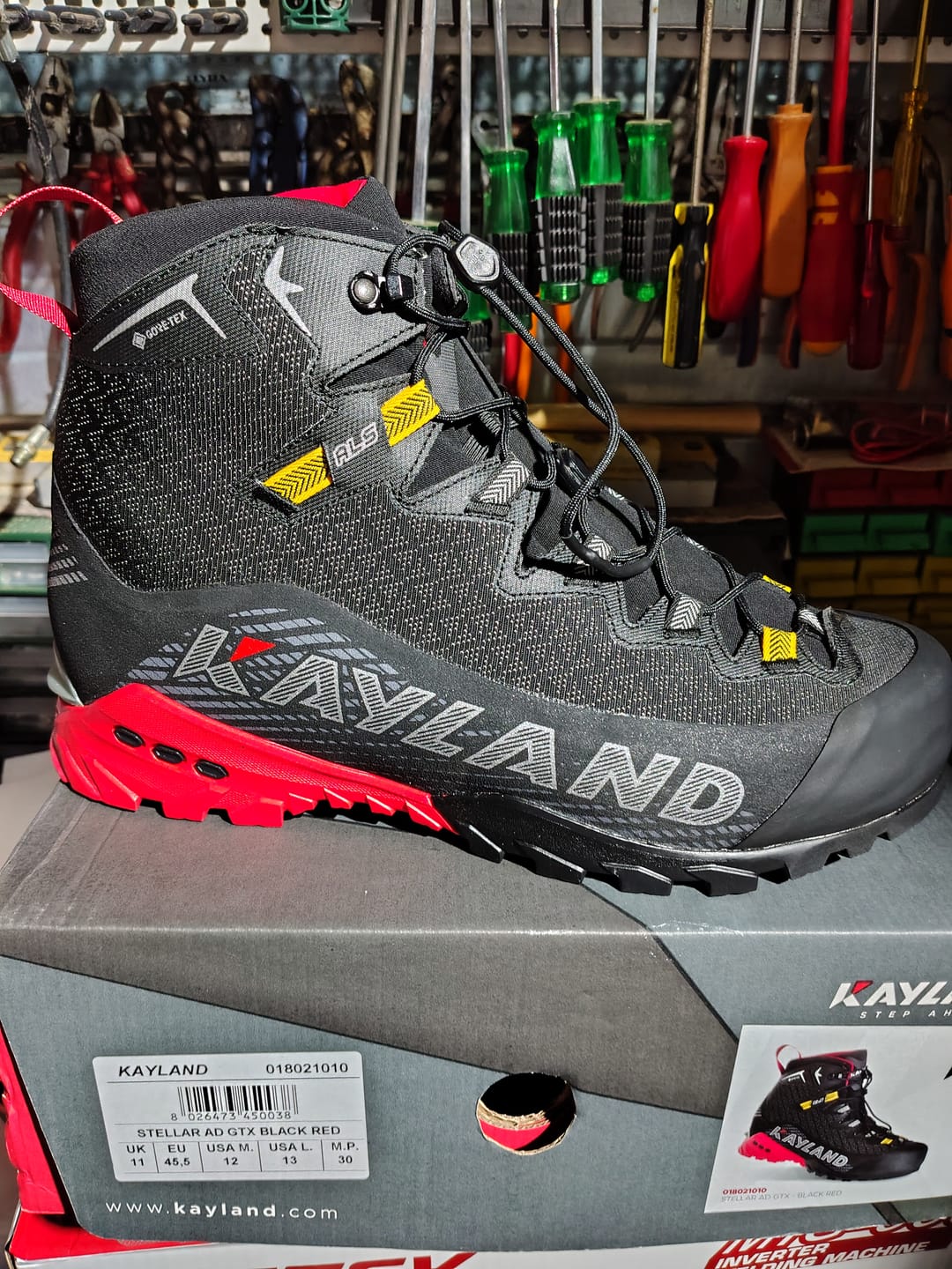 Customer photo review of Kayland Stellar AD GTX – Scarpone Ramponabile Gore-Tex da Alpinismo in Nabuk