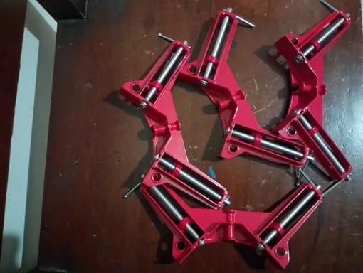 Customer photo review of 90° Corner Clamp for Frames, Boxes & Cabinets