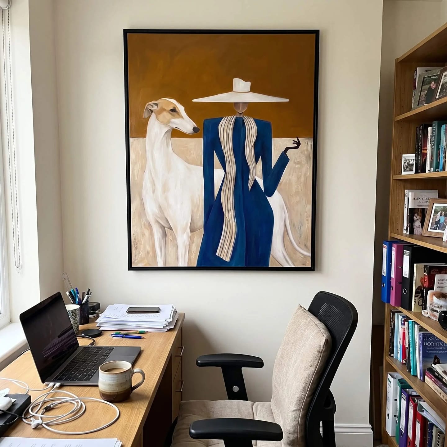 Customer photo review of Portrait Art Rider's Quiet Pause #PR288