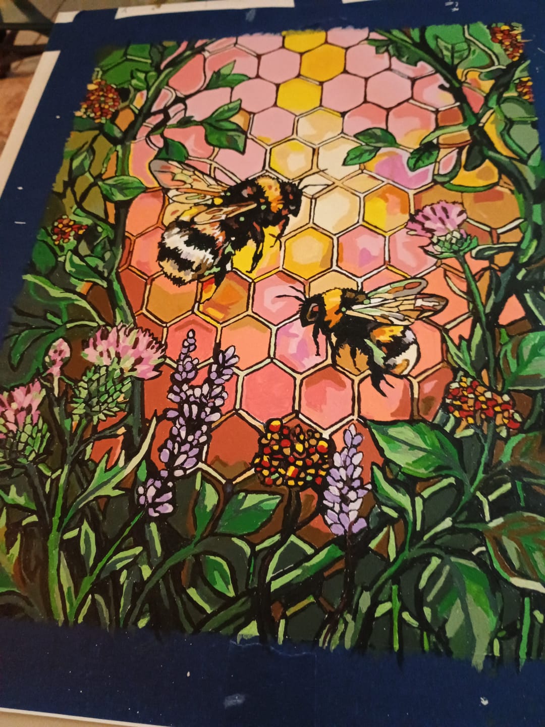 Customer photo review of Design Your Own Paint by Number with AI