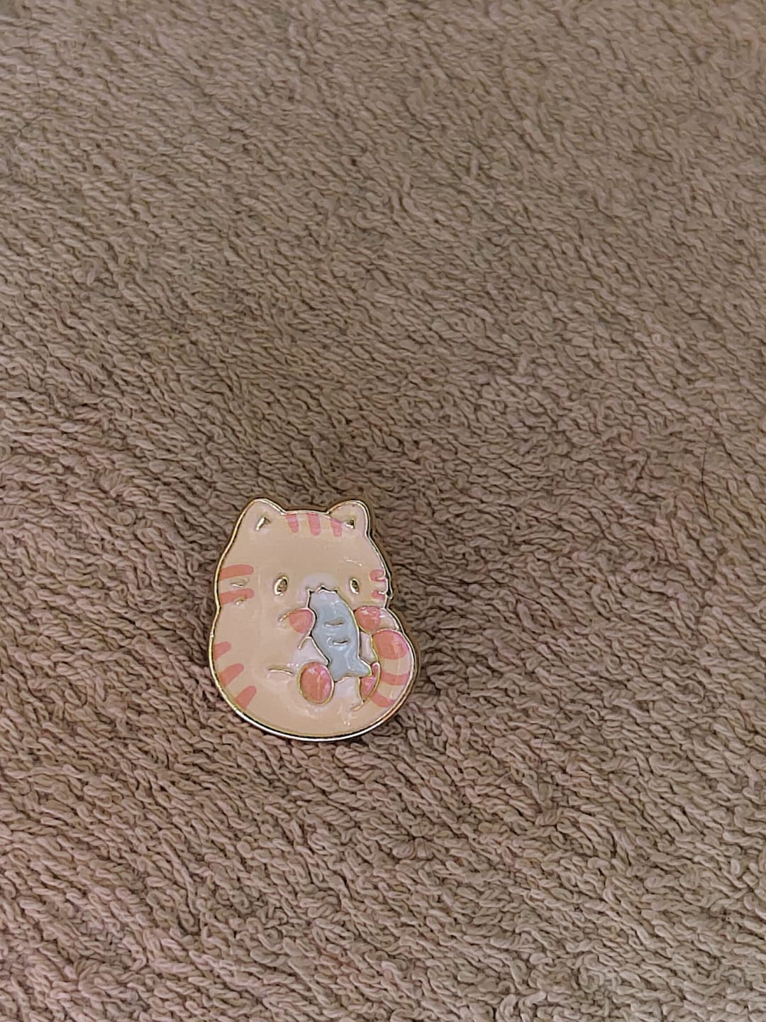 Customer photo review of Cute Tiny Cat Enamel Pins
