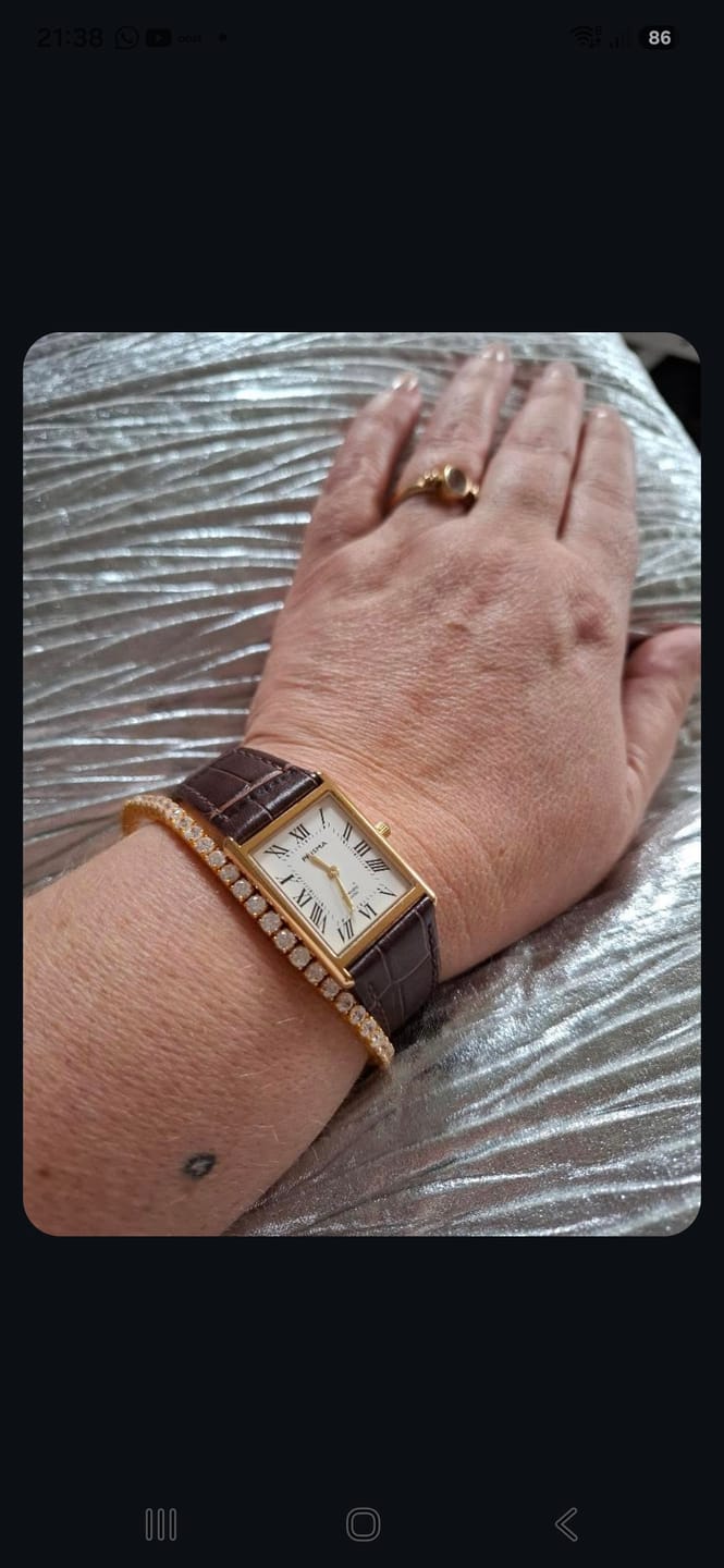 Customer photo review of TENNISBOY BRACELET. - 3MM GOLD