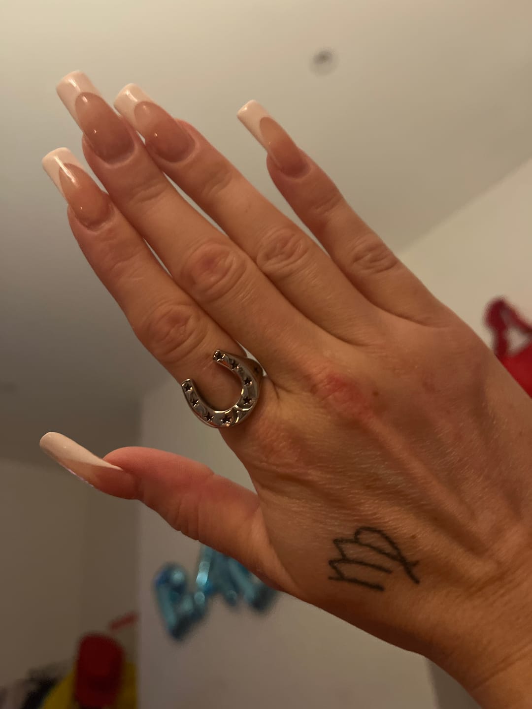 Customer photo review of Horse Shoe Ring