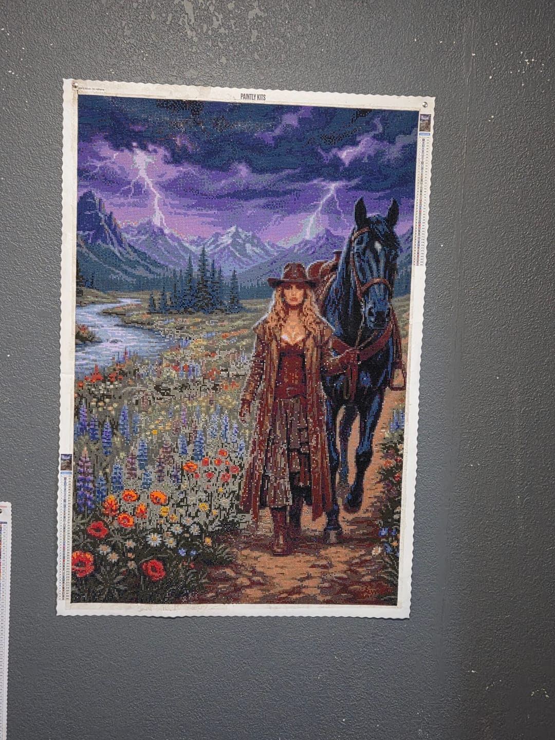 Customer photo review of Custom AI Diamond Painting Kit