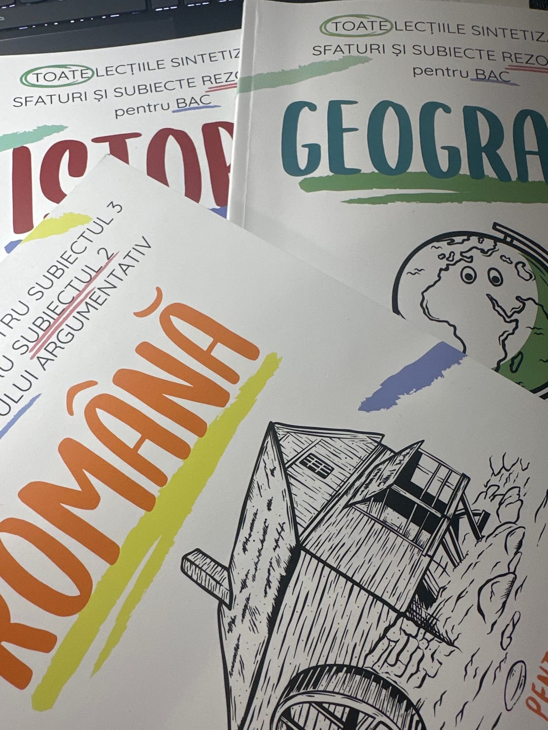 Customer photo review of Pachet Bacalaureat (Română + Istorie + Geografie) Bacademia