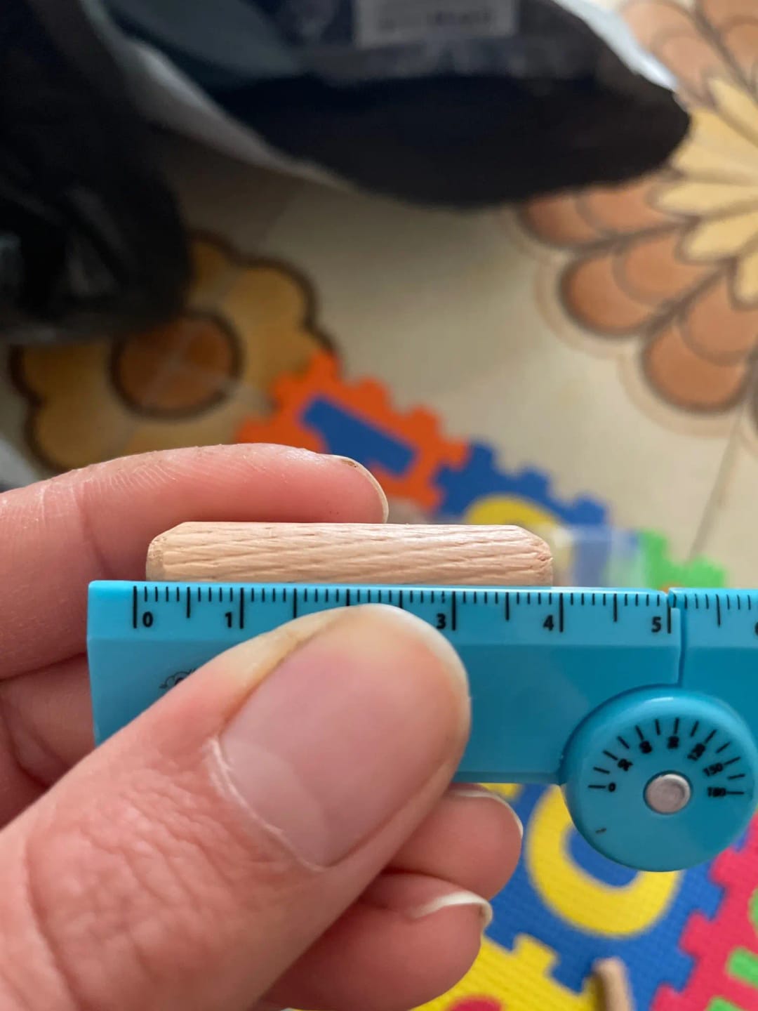 Customer photo review of Fluted Wood Dowel Pins, 50-Pack, 6/8/10mm