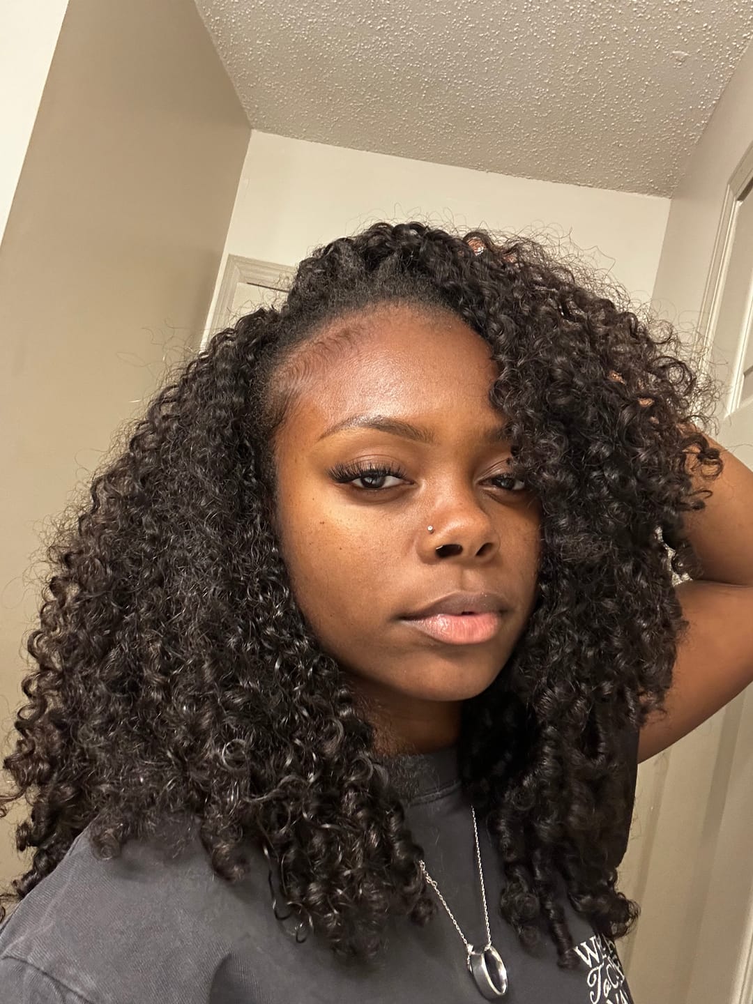 Customer photo review of LM Baby Curly™️ (Low-Maintenance Collection)- Virgin Hair