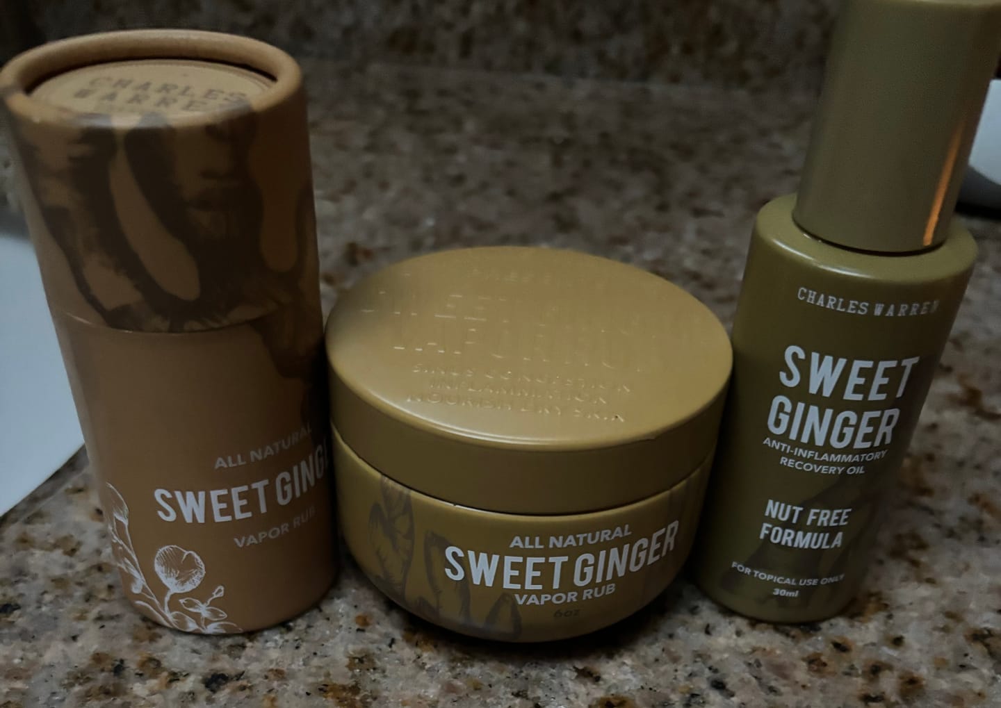 Customer photo review of Sweet Ginger Vapor Rub Stick