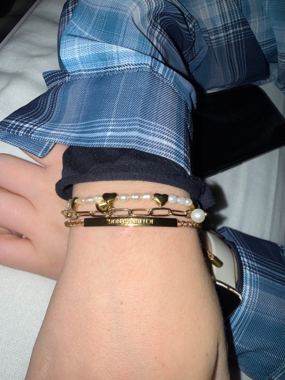 Customer photo review of Armband "Ich bin genug."