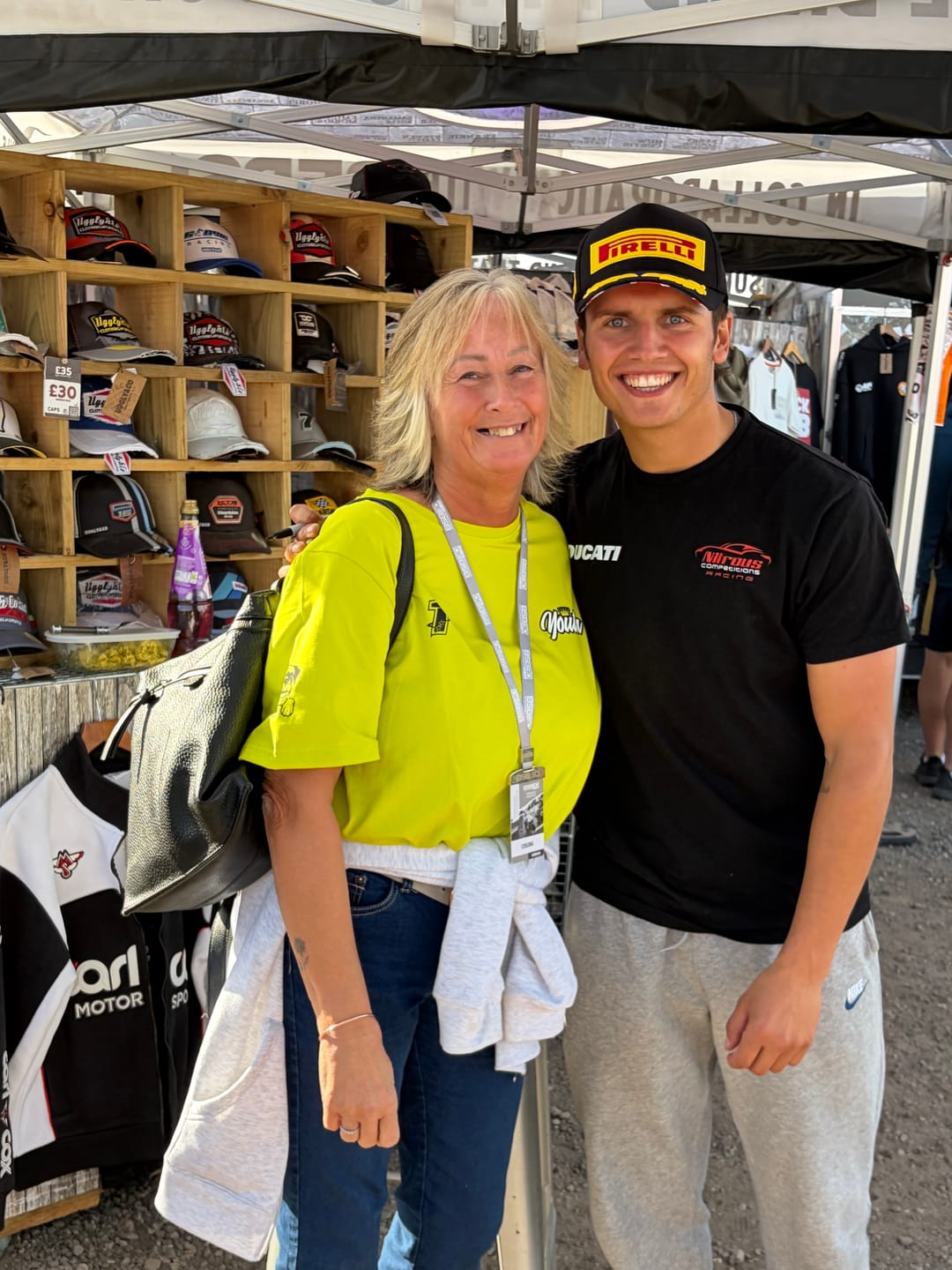 Customer photo review of Kyle Ryde Home Round Fluro T-Shirt [Limited Edition]