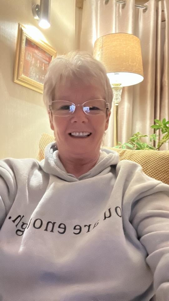 Customer photo review of Dear Person Behind Me (You are enough) Hoodie