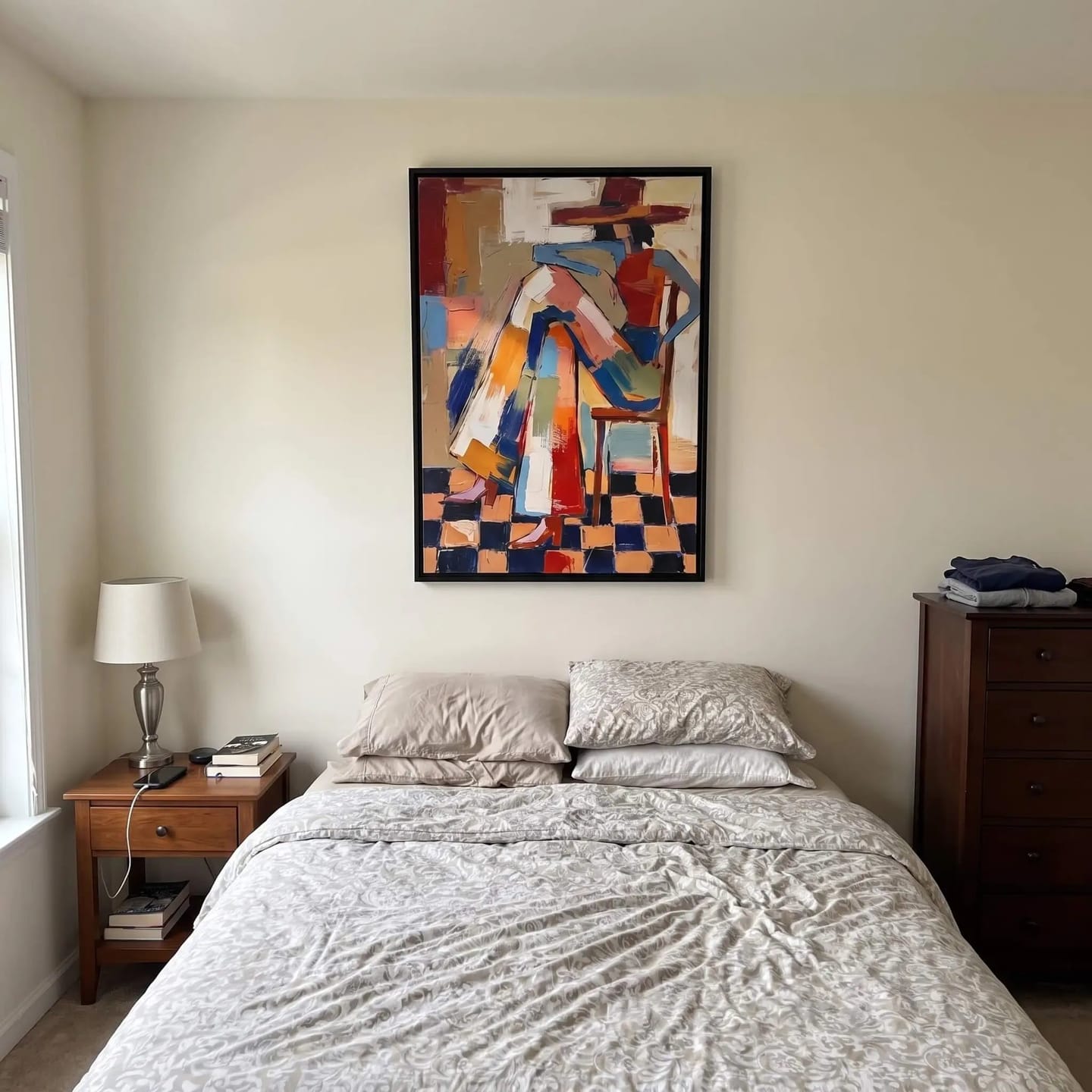 Customer photo review of Pop Art Checkered Figures #PO066
