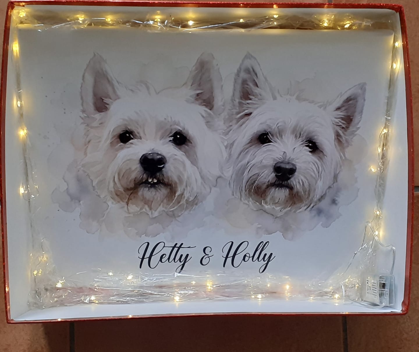 Customer photo review of Aquarell-Tierportrait im Querformat