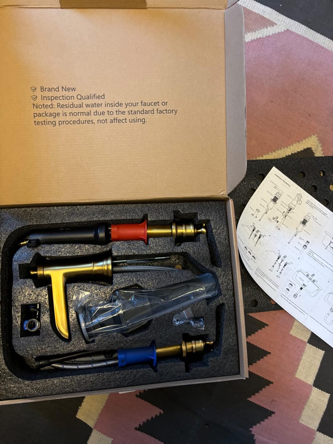 Customer photo review of Kattegat - 8-Inch Widespread Two-Handle Lavatory Faucet for Bathroom Basin