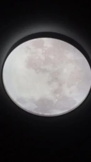 Customer photo review of Full Moon Flush Mount Ceiling Light, Round LED, 25–32 cm