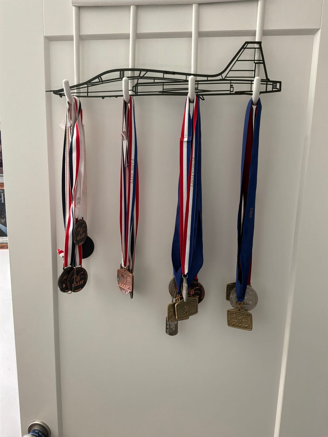 Customer photo review of T-38 Talon Silhouette Metal Wall Art
