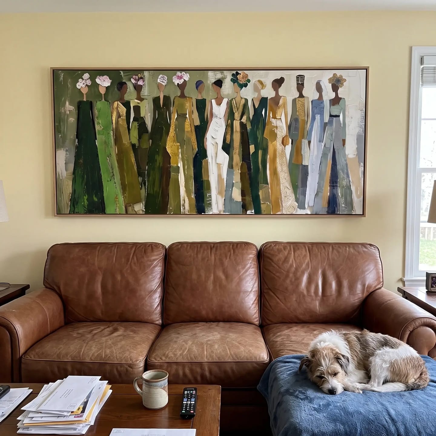 Customer photo review of Portrait Art Women in Quiet Company #PR420