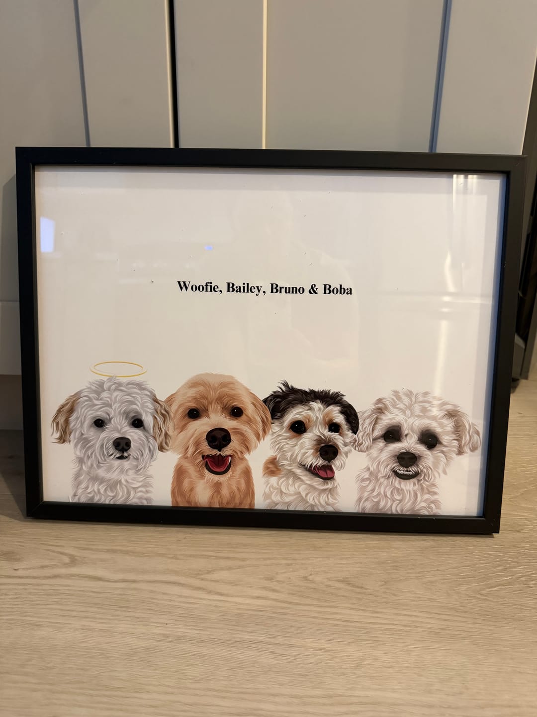 Customer photo review of Custom One Pet Portrait