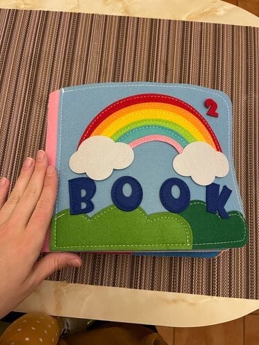 Customer photo review of Montessori Book™- Interactive Educational Book