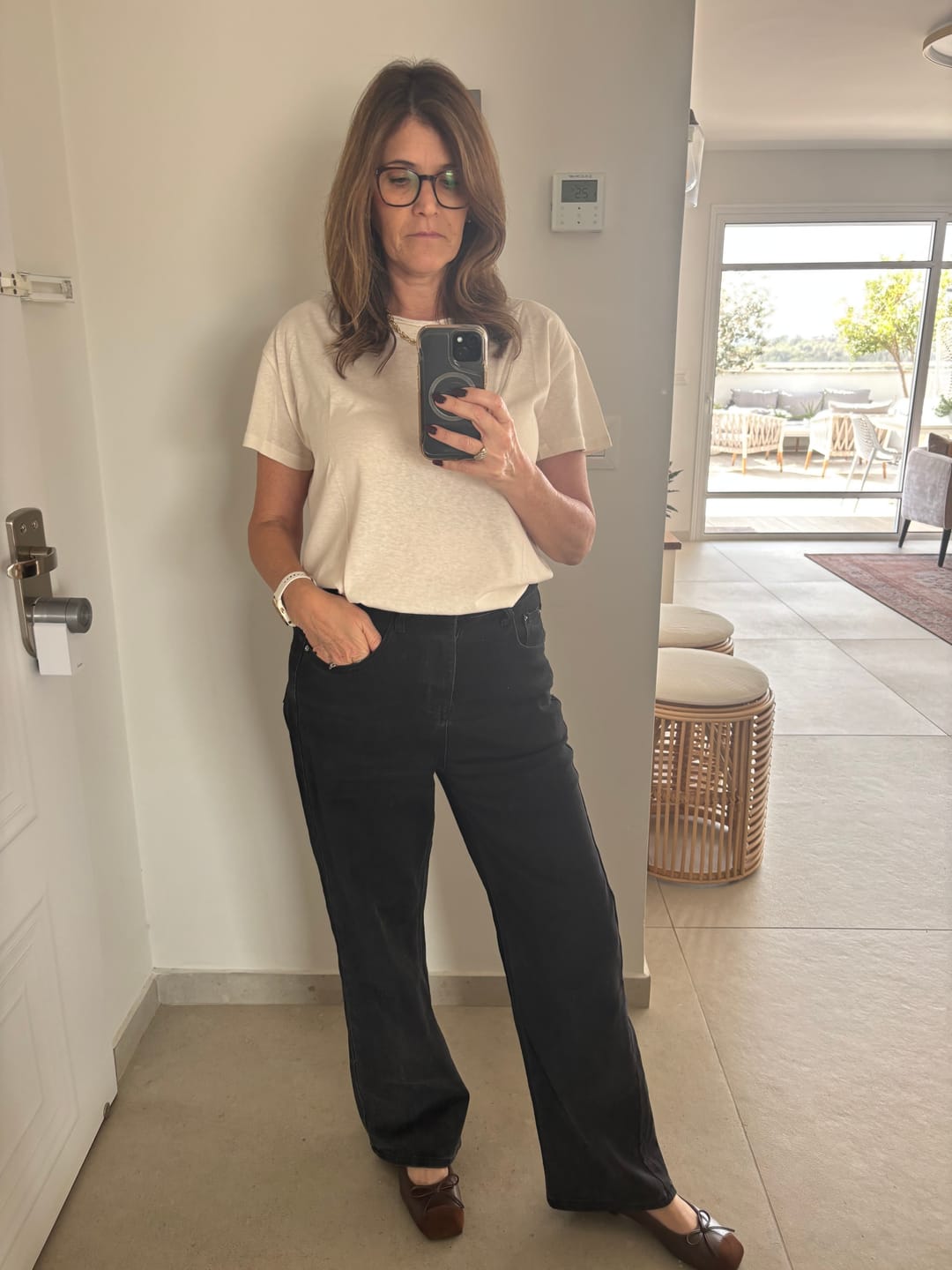 Customer photo review of חולצת ניקול שמנת