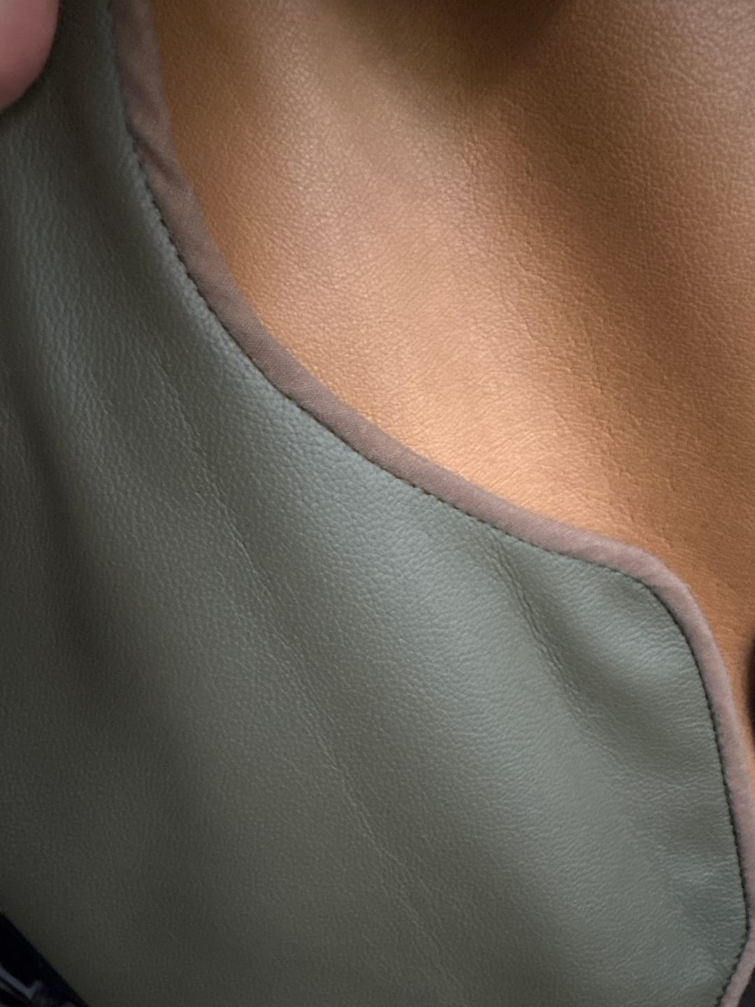Customer photo review of Drum Dyed Water Buffalo, 3 oz | 15+ Colors