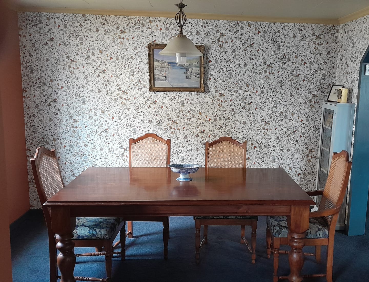 Customer photo review of Jardin De Giverny Wallpaper - Blanc Orange