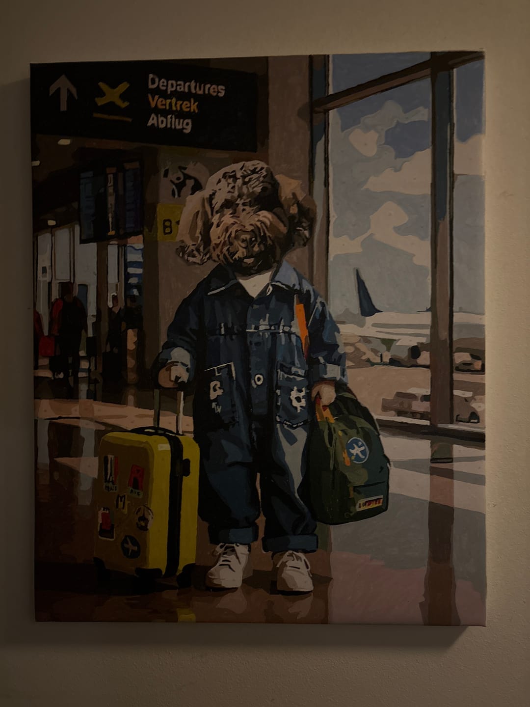 Customer photo review of Eigen Foto | Schilderen op nummer