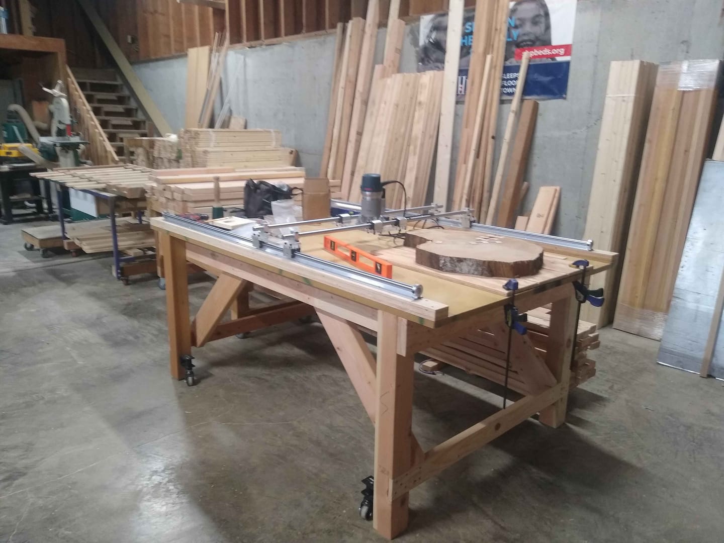 Customer photo review of Ultimate Router Sled Hardware Kit