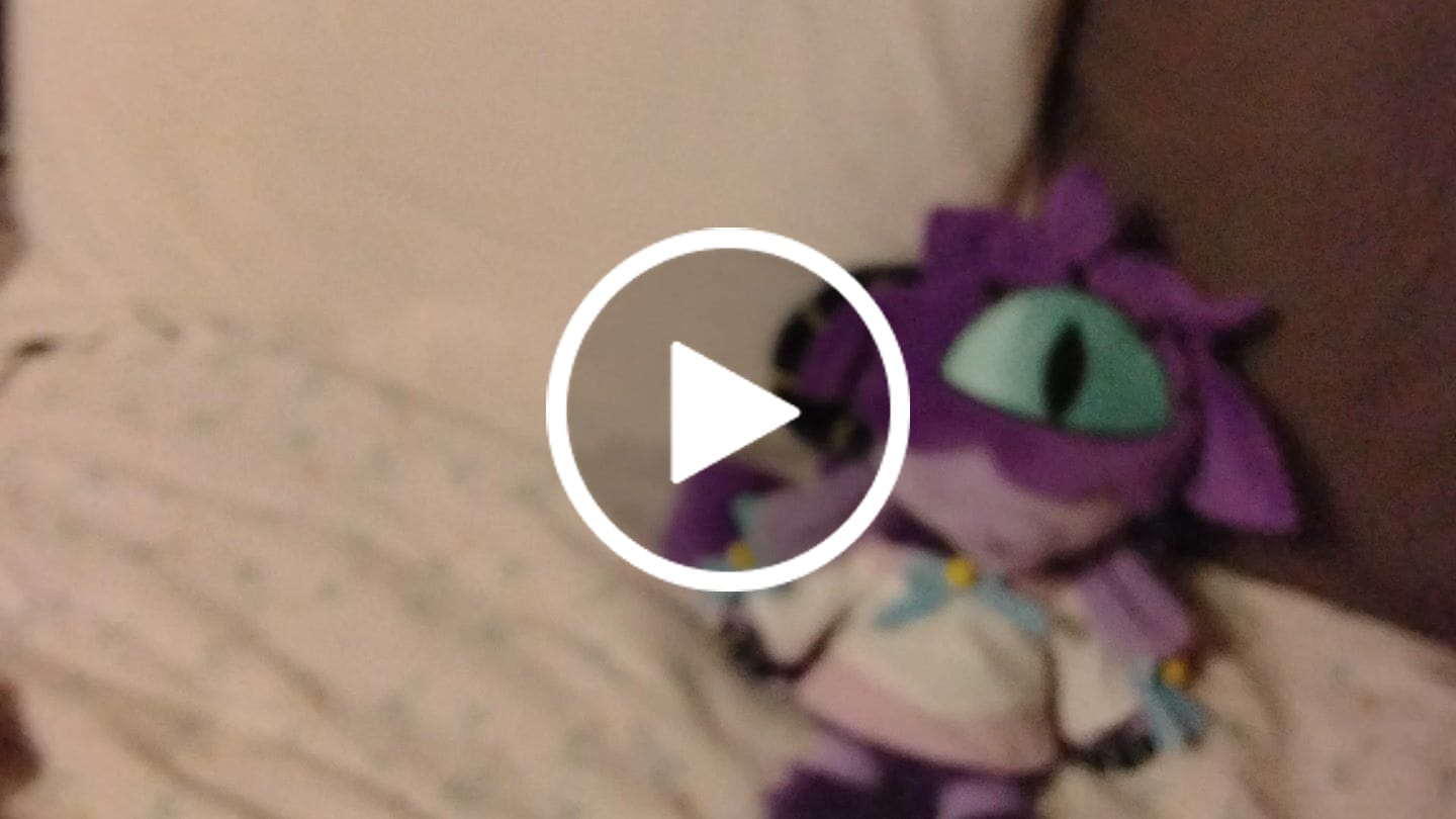 Customer video review of Original Character (OC) Design Plush
